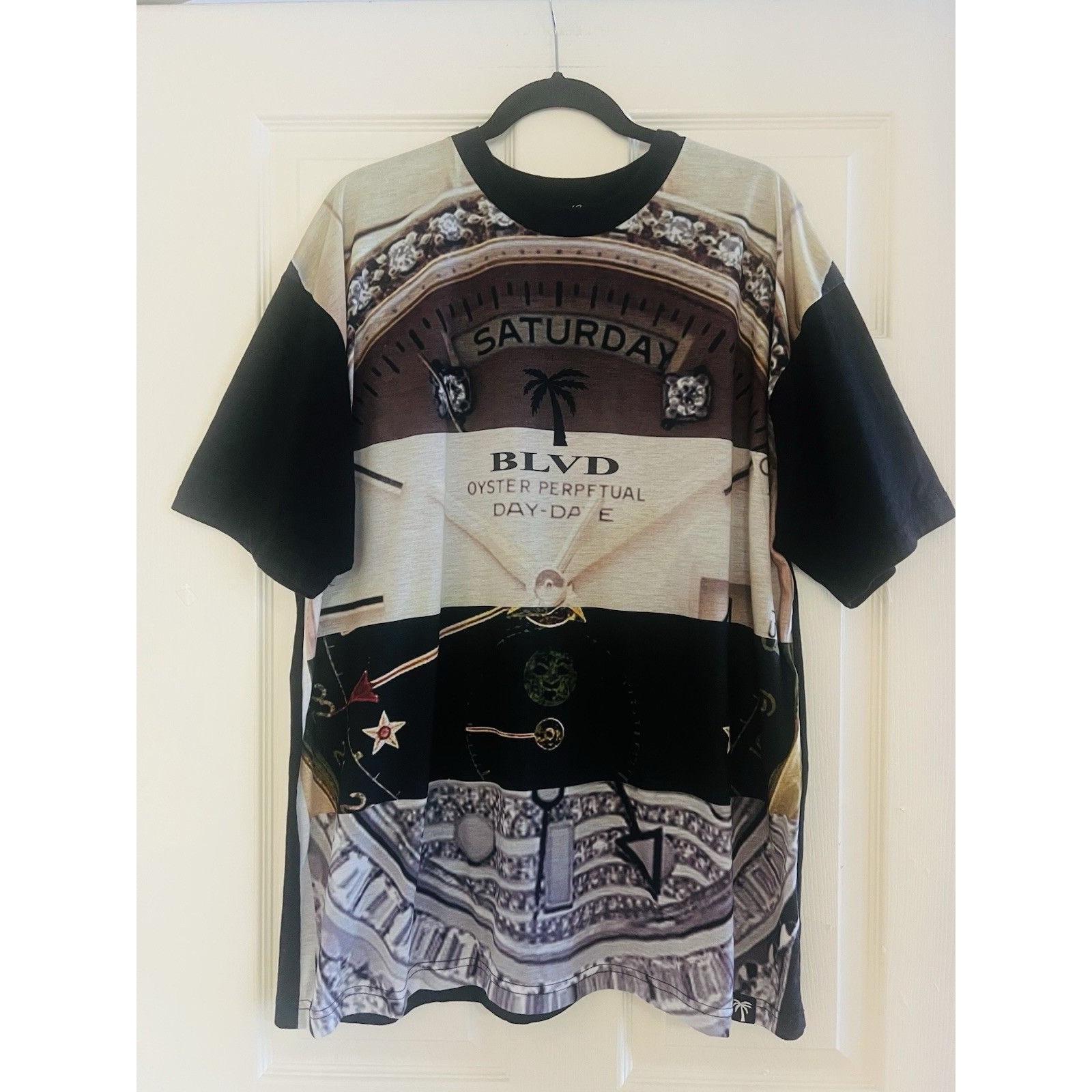 Blvd Supply Mens T Shirt 2xl Black Rolex Oyster Perpetual Day Date Graphic Tee